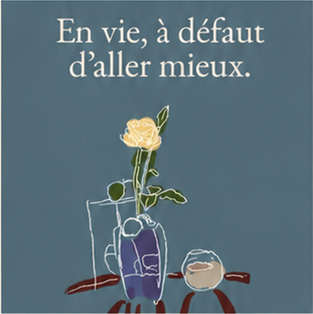 Couverture : En vie, à défaut d’aller mieux.